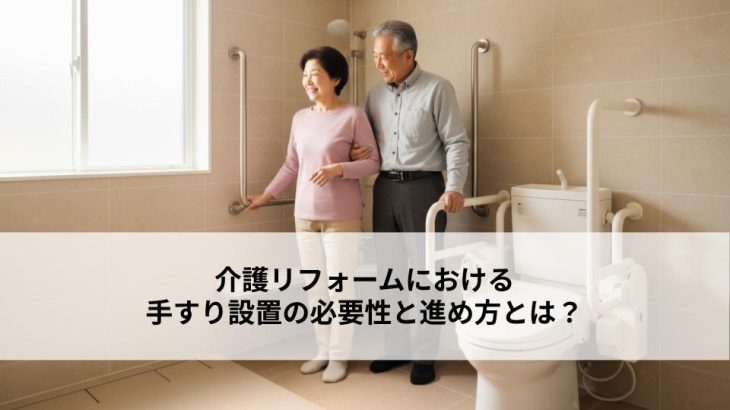 介護リフォームにおける手すり設置の必要性と進め方とは？